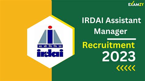 Irdai Assistant Manager Recruitment Notification Released Apply