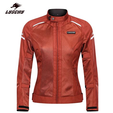 Lyschy Women Summer Motorcycle Jacket Waterproof 3d Mesh Anti Fall