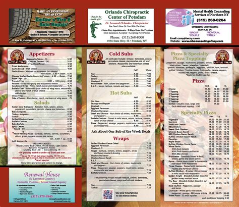 Little Italy 20172 | Fasprint Menus