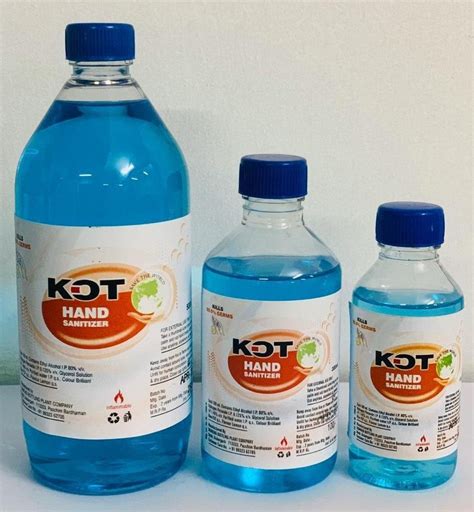 Alcohol Based Hand Sanitizer Kot 200ml At Rs 100 Bottle Alcohol Hand