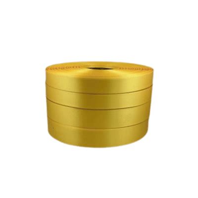 Polyester Satin Ribbon For Printing Yellow Mm Mm Wide