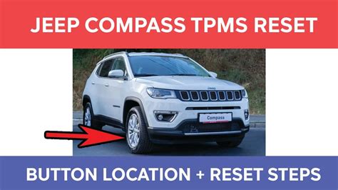 How To Reset Tire Pressure Sensor Jeep Compass Quick Guide Jeep Car Info