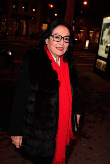 Nana Mouskouri Attending Serge Lama Show Editorial Stock Photo Stock