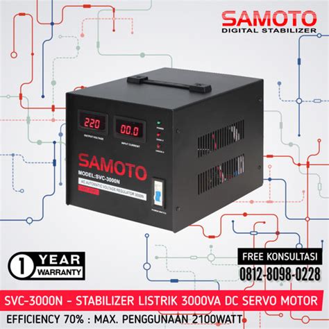 Jual Svc N Stabilizer Samoto Va Watt Avr Stavolt Servo