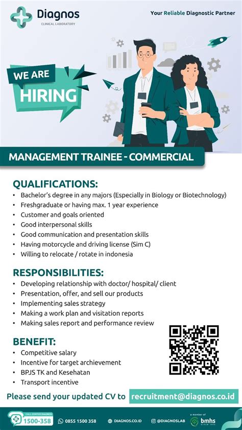 calling  diagnoss young talent pt diagnos laboratorium utama tbk