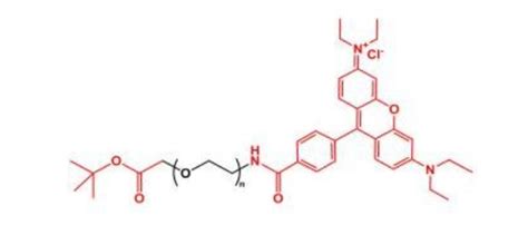 罗丹明聚乙二醇叔丁酯 RB PEG COOtBu UDP糖丨MOF丨金属有机框架丨聚集诱导发光丨荧光标记推荐西安齐岳生物