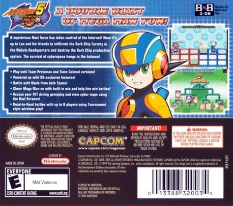 Mega Man Battle Network 5: Double Team DS Box Shot for DS - GameFAQs