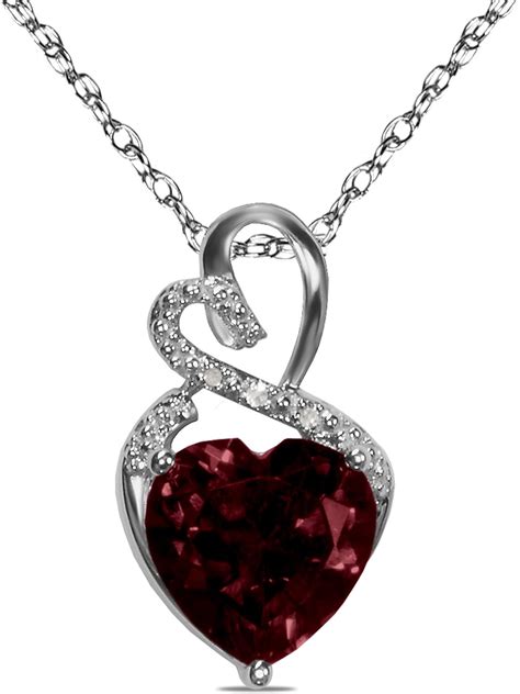 The Diamond Deal Lab Created Red Garnet Gemstone January