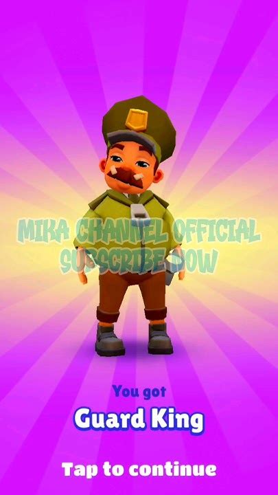 Subway Surfers Classic 2024 Unlock Guard King From Season Hunt