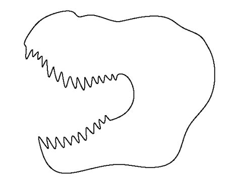 T Rex Stencil Printable