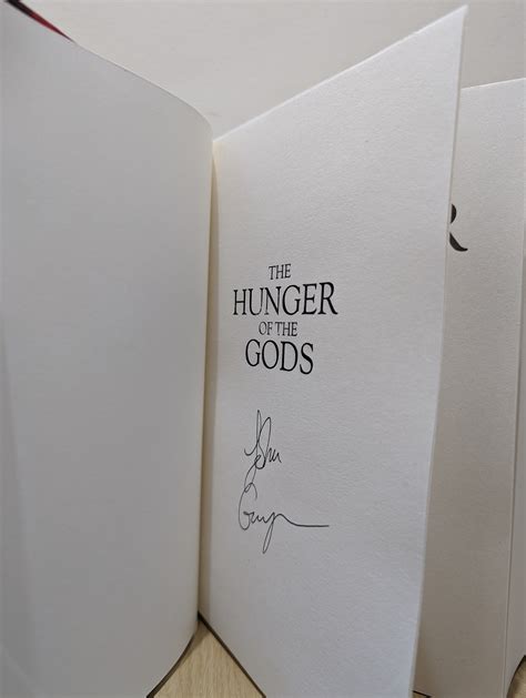 The Hunger of the Gods (The Bloodsworn Saga Book 2) (Signed First Edition) by Gwynne, John: As ...