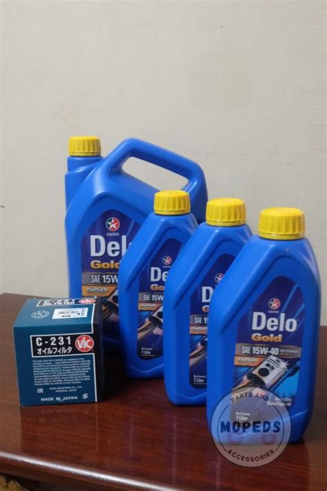 7 Liters Delo With Vic C 231 Oil Filter For Navarra Np300 Nv 350