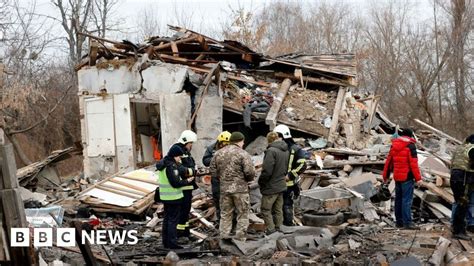 Russia Fires Dozens Of Missiles At Ukrainian Cities Bbc News