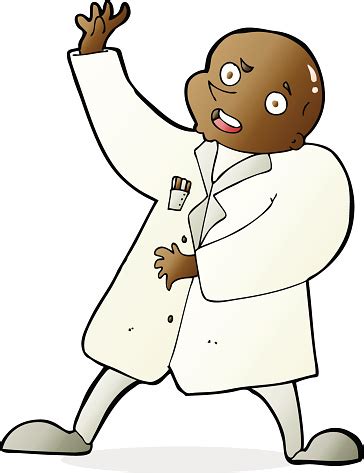 Cartoon Mad Scientist Stock Vector Royalty Free FreeImages