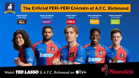 Nando S To Become Official Sponsor Of Ted Lasso S Afc Richmond