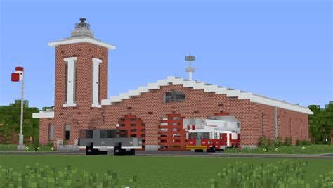 Traditional Fire Station Minecraft Map