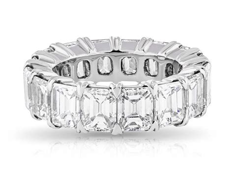 Graff Emerald Cut Eternity Diamond Ring