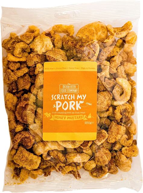 Scratch My Pork Bulk Pork Crackling Honey Mustard Gluten Free Pork