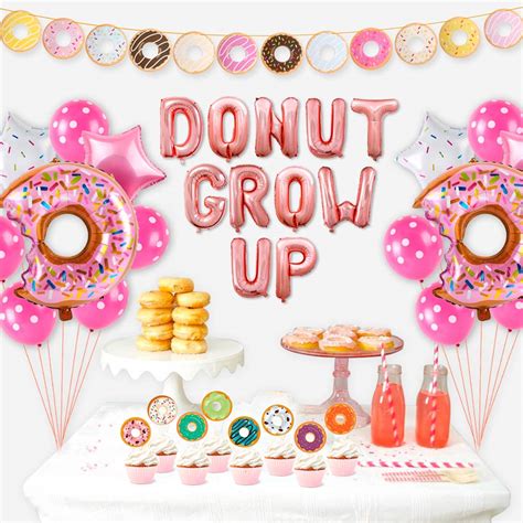 Buy Donut Birthday Party Supplies Kit Donut Grow Up Party Decorations