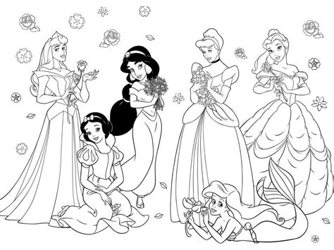 Printable Disney Princess Valentine Coloring Pages - JaniyatuSpencer