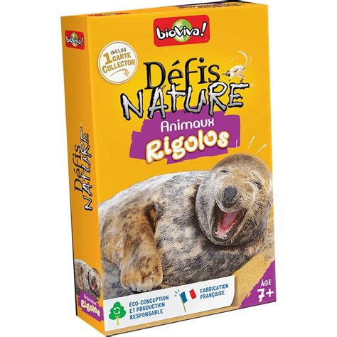 Défis nature animaux rigolos Bioviva neuf Ludessimo jeux de