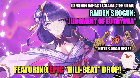 Raiden Shogun Demo Theme Judgment Of Euthymia Genshin Impact Lyre