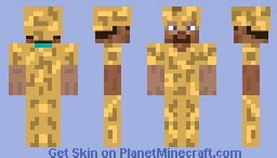 wooden armor (oak) Minecraft Skin