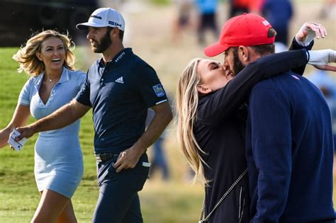 Paulina Gretzky Kisses Dustin Johnson After His 2020 Masters Win