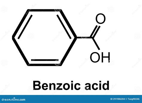 Benzoic Acid Molecule Stock Illustration Illustration Of Compound