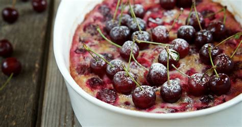 Clafoutis Aux Fruits Rouges Et Au Th Sencha Recette De Clafoutis Aux