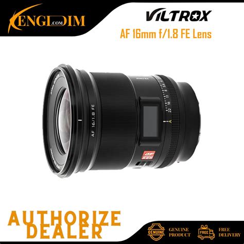 Viltrox Af 16mm F 1 8 Fe Lens Sony E Shopee Malaysia