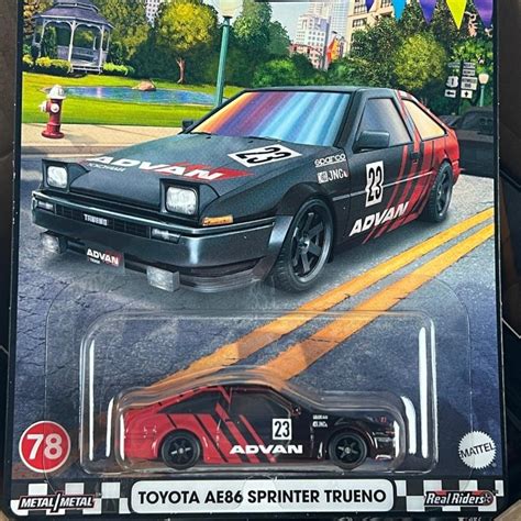 Jual HotWheels Toyota AE86 Sprinter Trueno Advan Boulevard R 2023