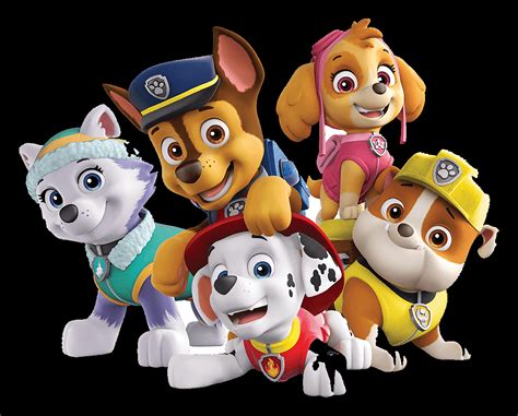 Paw Patrol Clipart Paw Patrol Cartoon Png Paw Patrol Etsy