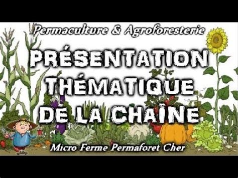 PERMACULTURE AGROFORESTERIE THÉMATIQUE DE LA CHAÎNE DE DÉTAILS