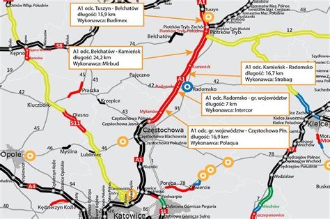 Autostrada A Odcinki P Atne Mapa Platne Autostrady W Polsce Ceny