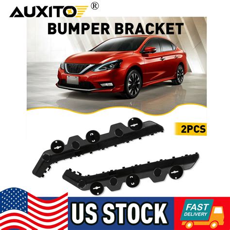 Front Driver And Passenger Side Bumper Brackets For Sentra Ebay