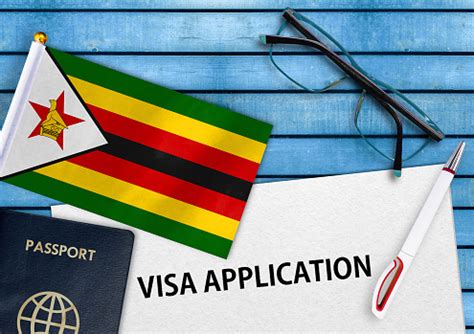 Zimbabwe Visa Application Form Stock Photo - Download Image Now ...