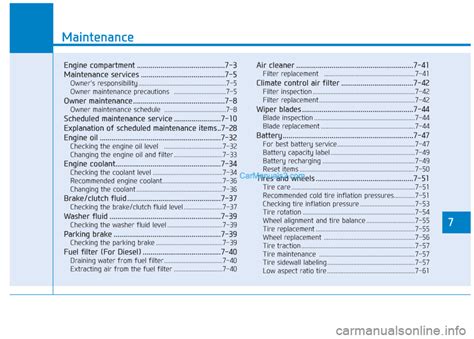 Maintenance Hyundai Creta 2019 User Guide 472 Pages