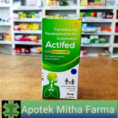 Jual Actifed Expectorant Hijau Sirup Shopee Indonesia