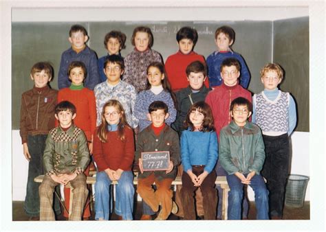 Photo De Classe Cm1 Et Cm2 De 1977 Ecole Publique Copains Davant