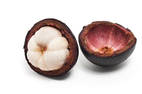 Premium Photo Half Cut Sliced Fresh Organic Mangosteen Delicious