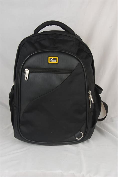 Deep Enterprises Nylon Black Backpack Bag Number Of Compartments