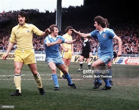 Football 8th April Manchester Citys Brian Kidd Celebrates After