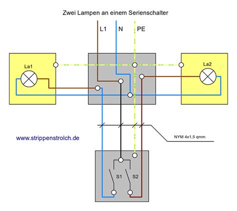 Schaltplan Steckdose Lichtschalter Anschliessen Wiring Diagram