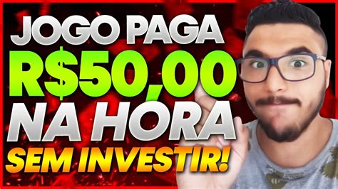 Jogos Que Paga Dinheiro De Verdade Gratis E Sem Investir Saque R5000 Na Hora Jogo Pagando