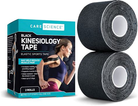 Care Science Waterproof Kinesiology Tape 40 Ct Precut