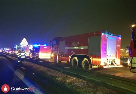 Tragiczny Wypadek Na Autostradowej Obwodnicy Krakowa Nie Yje Jedna