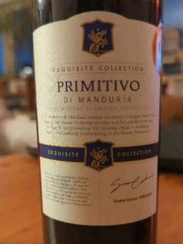 The Exquisite Collection Primitivo Di Manduria Vivino Schweiz