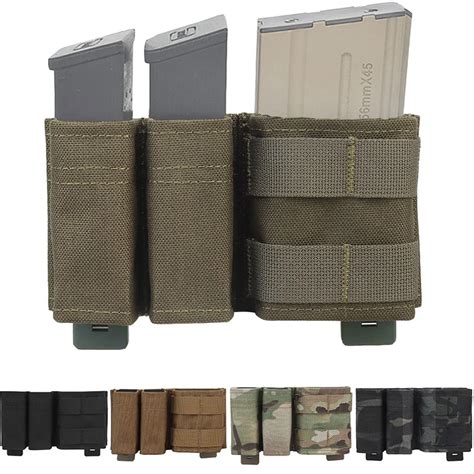 Double Molle 9mm 5 56mm Magazine Pouch For Glock Beretta M9 AR15 M4 AK