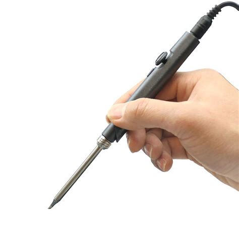 Sh W Mini Electric Soldering Iron Adjustable Temperature Portable